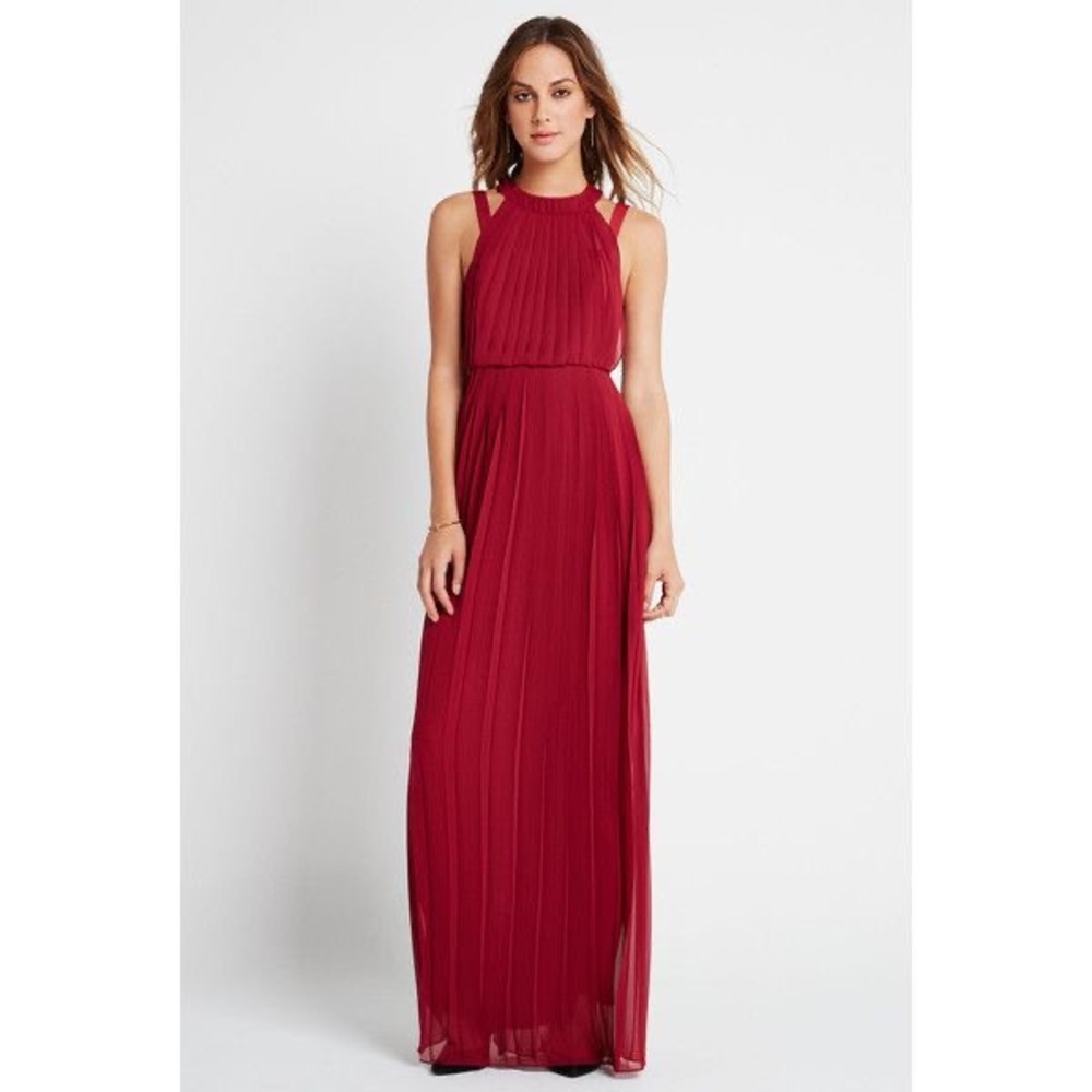BCBGeneration Pleated Maxi Dress